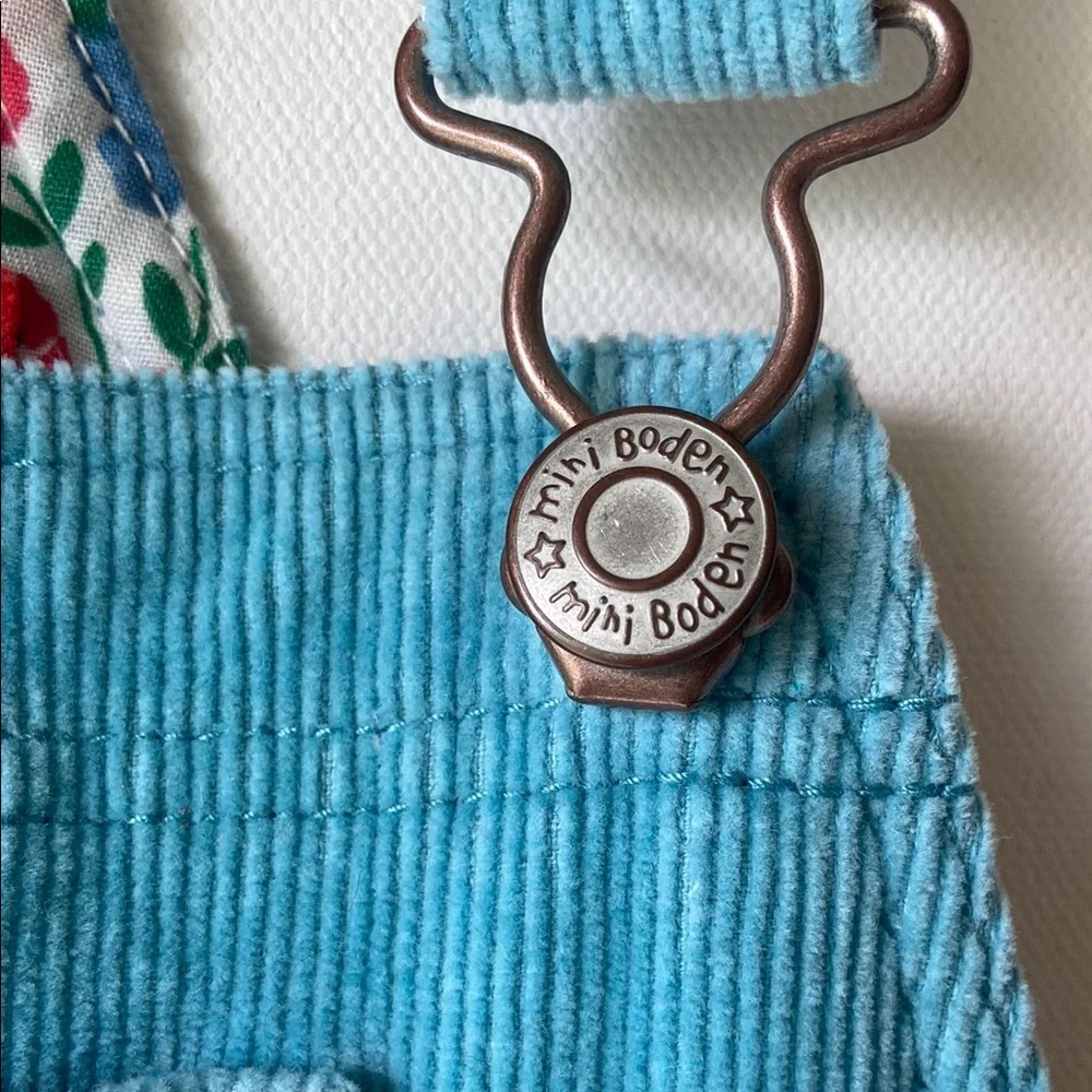 Mini Boden Corduroy Overalls Pinafore Dress